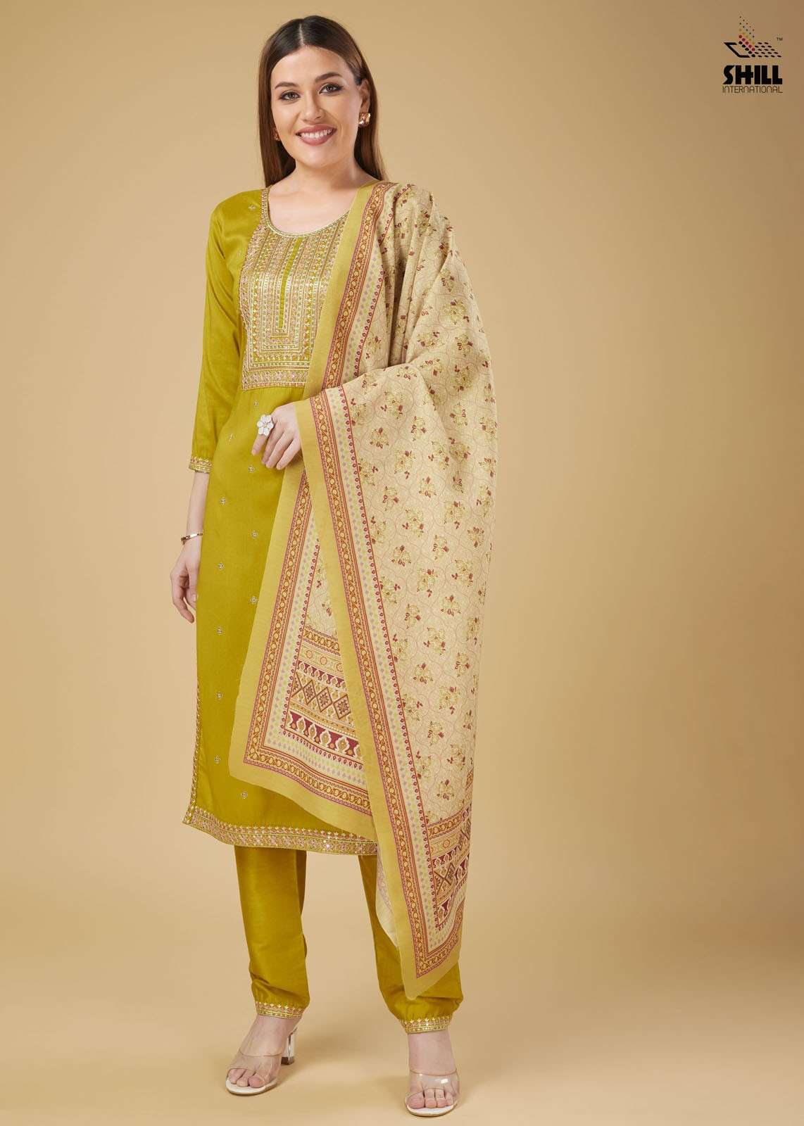 Mustard Premium Silk Pant..